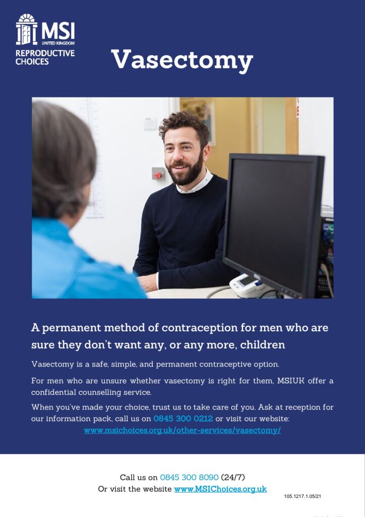 Vasectomy Service Hedingham Medical Centre